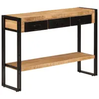 Gossi masuta consola, 110x30x76 cm, lemn masiv de mango