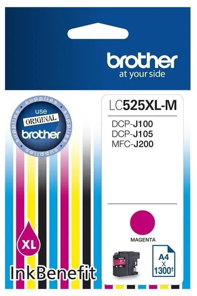 Consumabil Brother - LC-525 XL, pentru DCP-J105/MFC-J200, Magenta