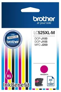 Consumabil Brother - LC-525 XL, pentru DCP-J105/MFC-J200, Magenta