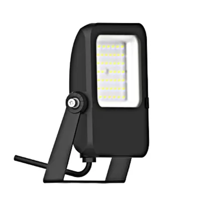 Capri LED Basic 50W 5500lm 3000K asimetric IP65 negru