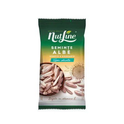 Seminte de floarea soarelui albe extra sarate Nutline, 100 g Engros