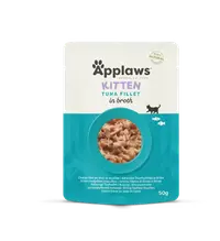 Applaws Kitten Tuna Fillet in Broth, plic, 50 g