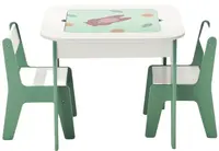 Set masă și scaun pentru copii 4 în 1 Ginger Home – Forest