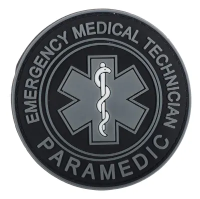 Patch velcro 3D Paramedic EMT - GLOW IN THE DARK