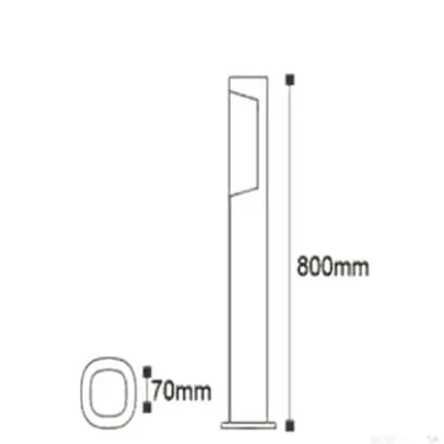 Corp de iluminat pentru exterior, gradina GARDEN TARUS-800 7W SMD 3000K
