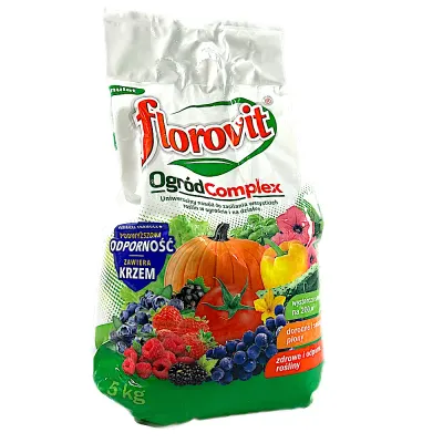 Florovit Garden Complex 5 kg, ingrasamant universal (arbori, arbusti, legume) - Default Title