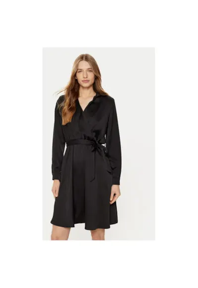Rochie dama - 305165206 - Poliester - Negru - Negru