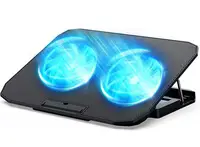 Cooler (racitor) laptop Q-SR03 silentios 13inch cu 2 ventilatoare USB negru
