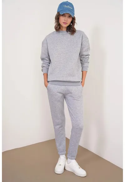 Trening bluza si pantaloni de jogging - gri - jerseu