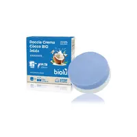 Gel de dus solid si crema hidratanta cu cocos ecologic 55g Biolu