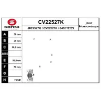 Set articulatie, planetara EAI CV22527K