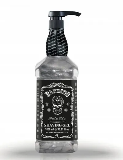 Gel De Ras Profesional, Metallic Exclusive, Bandido, 1000 ml