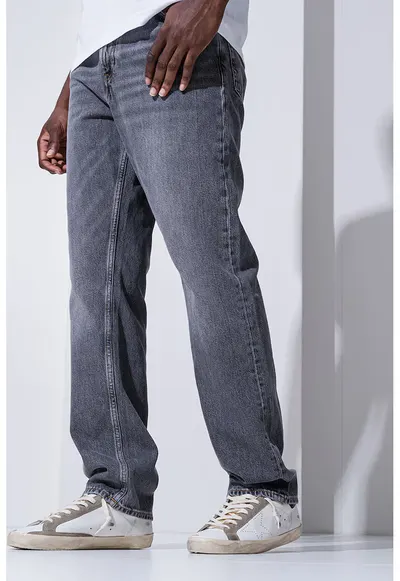 Blugi relaxed-fit din denim - Negru stins