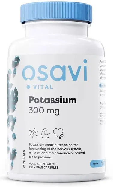 Potassium Citrate, 300 mg, 180 capsule, Osavi