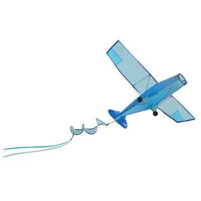 Zmeu cu sfoara Vilac 120x90 cm avion albastru cu elice