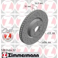 Disc frana ZIMMERMANN 530.2464.52