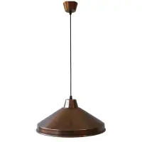 Lustra vintage din cupru CS15CO, finisaj antichizat, diametru 35 cm