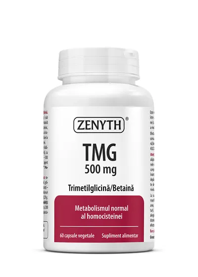 TMG 500mg, 60 capsule vegetale, Zenyth