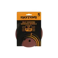 Disc abraziv pentru slefuitor cu excentric ROTOR 125 P180 - Pachet 5 bucati