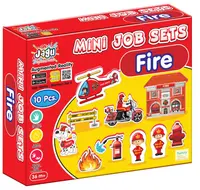 Jagu Talking Toy Set - Stația de pompieri, 10 piese
