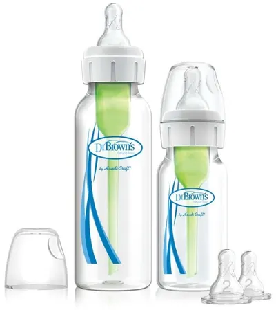 Set de biberoane pentru bebeluși Dr. Brown's Natural Flow Options+ Narrow, 2 bucăți