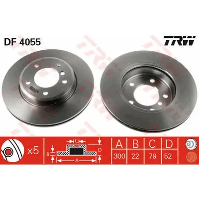 Disc frana TRW DF4055