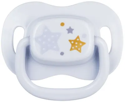 Suzeta simetrica din silicon Canpol Newborn Baby 0-6 luni, albastra
