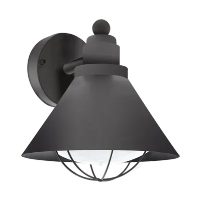 Lampa perete BARROSELA negru 220-240V,50/60Hz IP44