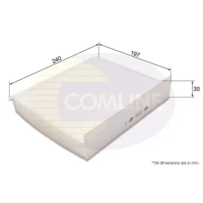 Filtru, aer habitaclu COMLINE EKF215