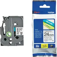 Casetă Brother - TZe-251, P-Touch, 24mm, 8m, Black/White