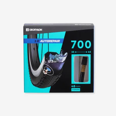 Cameră de aer 700x35/45 cu auto-reparație valvă Schrader 48mm