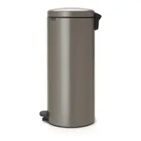 Coș de gunoi gri cu pedală din oțel 30 l NewIcon – Brabantia