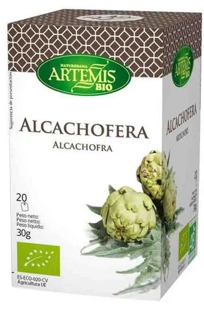 Ceai bio din anghinare pentru susținerea ficatului, 30 g, 20 pliculețe filtrante, Artemis Bio