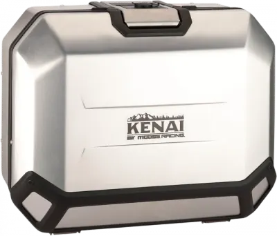 Cutie laterala dreapta moto, Kenai by Moose Racing, 47l, culoare argintiu