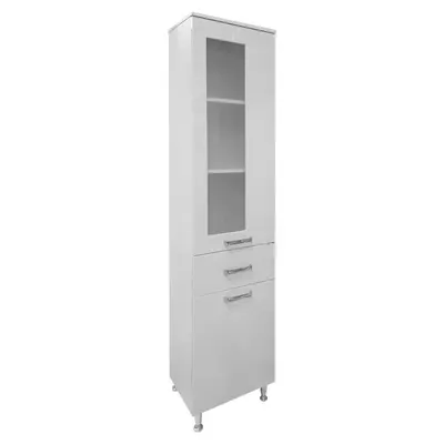 Dulap soldat baie Venus alb 40x190 cm