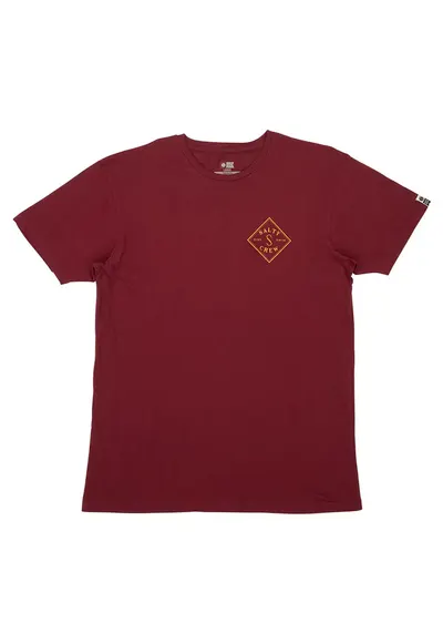 Tricou barbati - Tippet - burgundy - bumbac