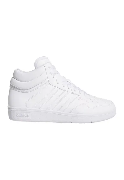 Pantofi sport mid-high de piele ecologica Hoops 4.0 - Alb optic
