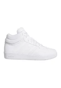 Pantofi sport mid-high de piele ecologica Hoops 4.0 - Alb optic