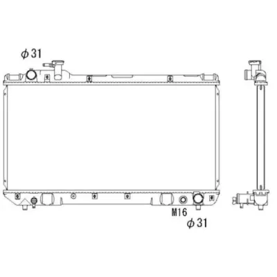 Radiator, racire motor NRF 503988