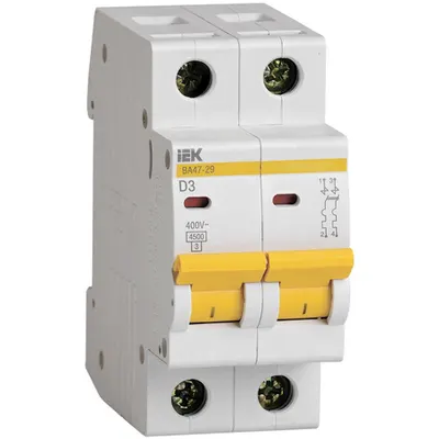 Siguranta automata MCB VA47-29 2P 3A 4,5kA curba D
