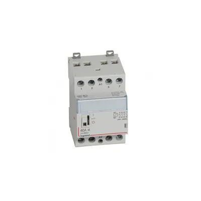 Contactor tip CX³ - cu 230 V~ coll and handle - 4P 400 V~ - 40 A - silent
