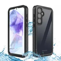Husa Waterproof pentru Samsung Galaxy S23 FE S711, ShellBox, Neagra