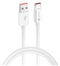 Cablu Forcell – F-Energy C336, USB-A/Type-C, 60W, 1 m, alb