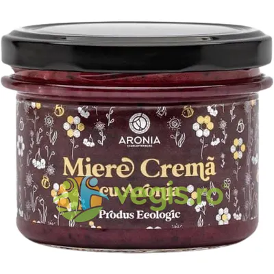 Miere Crema cu Aronia Ecologica/Bio 220g