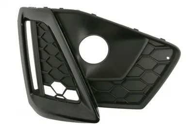 Element bara fata stanga (plastic, negru negru lucios, S-LINE) potrivit AUDI A4 B9 05.19