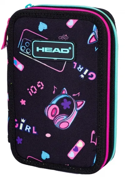 Penar școlar Astra Head - Go girl, 2 fermoare