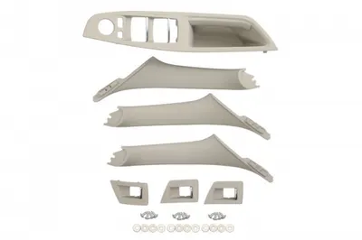 Maner usa gri, set potrivit BMW 5 F10, F11 12.09-02.17