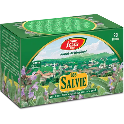 Salvie, G95, ceai la plic, Fares | 20 plicuri