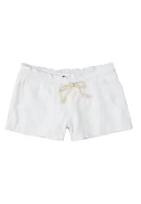 Pantaloni scurti Femei - bumbac - alb -