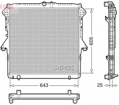 Radiator racire motor potrivit FORD RANGER 3.2D 04.11